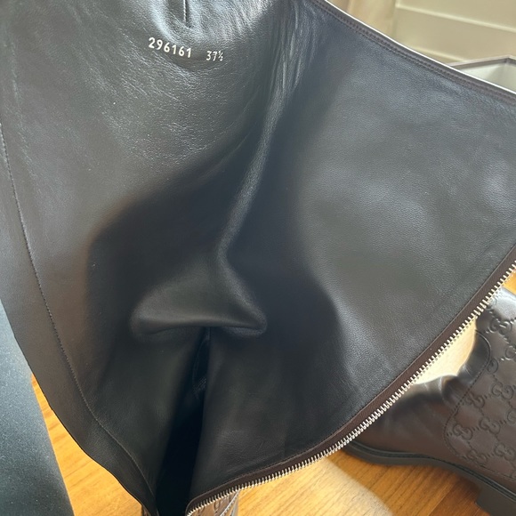 GUCCI LEATHER BOOTS - Picture 6 of 16